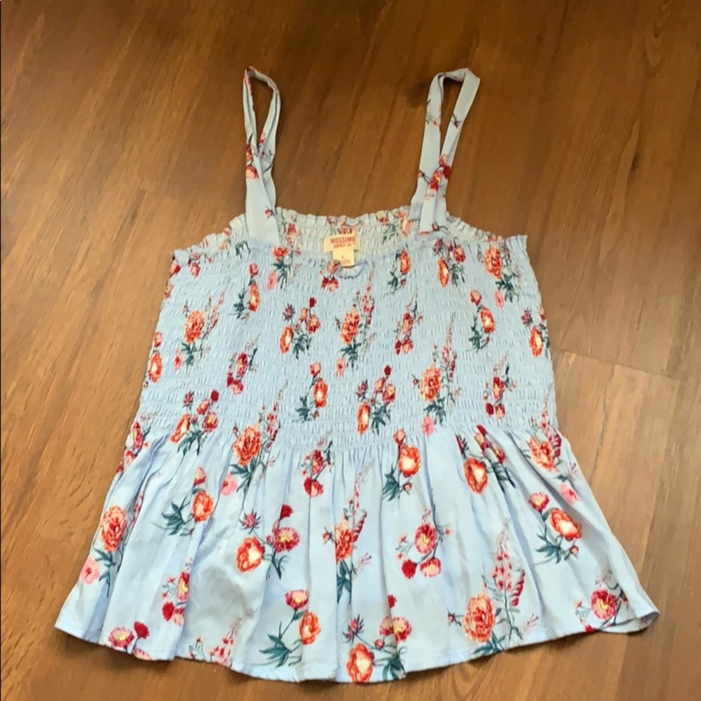 Mossimo floral tank top